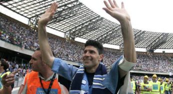 FOTO – Pampa Sosa ricorda la promozione in A col Napoli