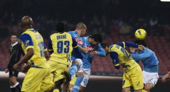 SINTESI – Chievo-Napoli, le fasi salienti della partita