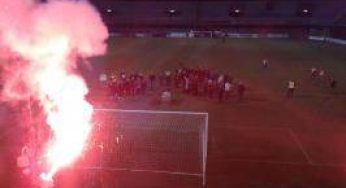 FOTO – L’ultimo saluto dei tifosi a Carmelo Imbriani, curva piena e tanti cori per il capitano del Benevento