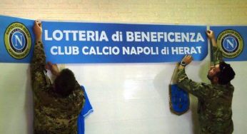 Tifosi del Napoli in Afghanistan: la lotteria dell’esercito italiano a Herat