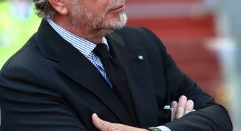 FOTO – De Laurentiis: “Si ricomincia, tutti allo stadio stasera!”