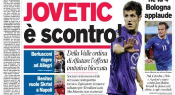 RASSEGNA STAMPA – Le prime pagine dei quotidiani sportivi