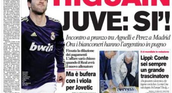 RASSEGNA STAMPA – Le prime pagine dei quotidiani sportivi