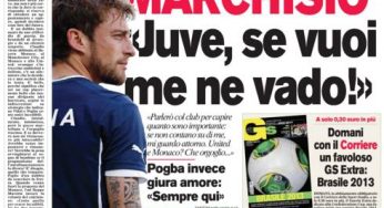 RASSEGNA STAMPA – Le prime pagine dei quotidiani sportivi