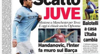 RASSEGNA STAMPA – Le prime pagine dei giornali