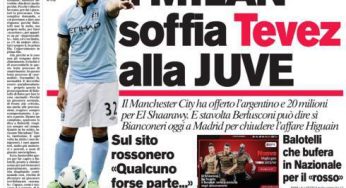 RASSEGNA STAMPA – Le prime pagine dei giornali