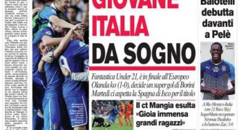 RASSEGNA STAMPA – Le prime pagine dei giornali