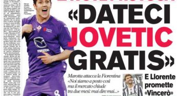 RASSEGNA STAMPA – Le prime pagine dei quotidiani sportivi
