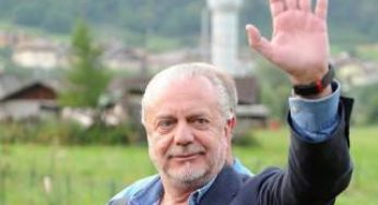 FOTO – De Laurentiis scatenato: “Forza azzurri, tutta Napoli vi guarda. Dovete dare il massimo”