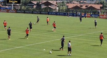 FOTO @DIMARO – Partitella a campo ridotto Arancioni contro Blu