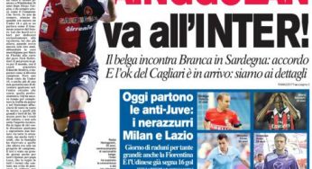 RASSEGNA STAMPA – Le prime pagine dei giornali