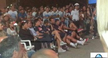 FOTO @DIMARO – Tante risate per i comici di ‘Made in Sud’, ecco come si divertono i calciatori azzurri