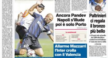 RASSEGNA STAMPA – Le prime pagine dei quotidiani sportivi