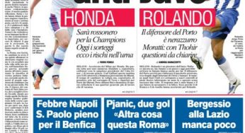 RASSEGNA STAMPA – Le prime pagine dei giornali