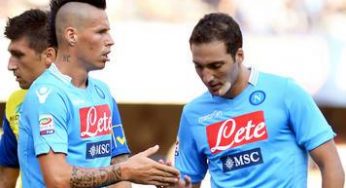 Benítez non fa ‘sconti’: “Se necessario, anche Hamšík e Higuaín potranno star fuori”