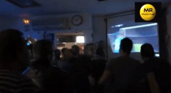 VIDEO – Tifosi del Napoli festeggiano la vittoria contro il Marsiglia in un locale a Barcellona