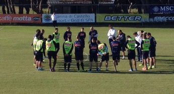 Napoli, oggi doppia seduta di allenamento