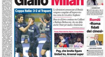 RASSEGNA STAMPA – Le prime pagine dei quotidiani sportivi