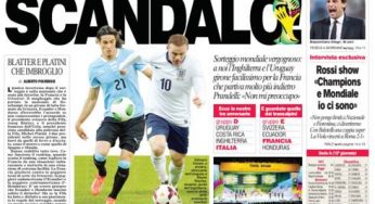 RASSEGNA STAMPA – Le prime pagine dei quotidiani sportivi