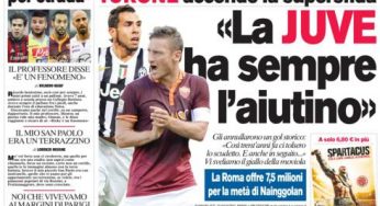 RASSEGNA STAMPA – Le prime pagine dei quotidiani sportivi