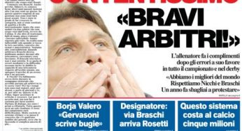 RASSEGNA STAMPA – Le prime pagine dei quotidiani sportivi