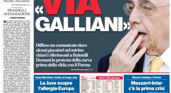 RASSEGNA STAMPA – Le prime pagine dei quotidiani sportivi