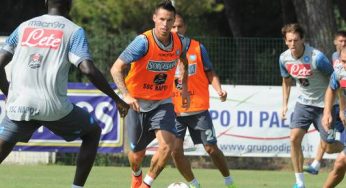FOTO – Iniziato l’allenamento a Castel Volturno, ecco gli azzurri in campo