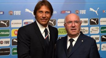 Tavecchio: “Sono in ansia per la gara di stasera, Conte ha fatto un buon lavoro”