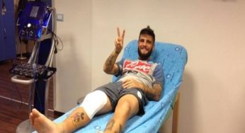 FOTO – Rocco Hunt fa visita a Insigne: “Torna presto!”