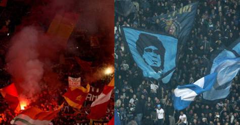 Tifosi di Roma e Napoli ©Getty Images