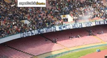 FOTO – Lo striscione in Curva rivolto ai tifosi della Fiorentina: “Lunga vita al nemico viola”