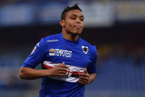 Muriel attaccante Sampdoria