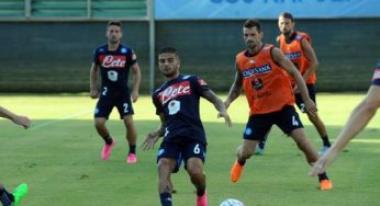 Napoli a Castel Volturno: seduta pomeridiana in vista della Juventus