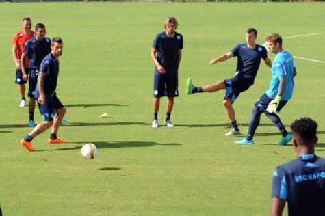 napoli allenamento