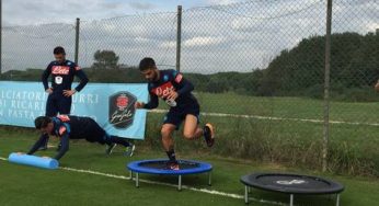Napoli a Castel Volturno: Insigne in gruppo, rientrati Chiriches, Hysaj e Ghoulam