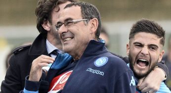 Sarri: “Gara di carattere su un terreno pessimo. La serie A non dovrebbe fermarsi”