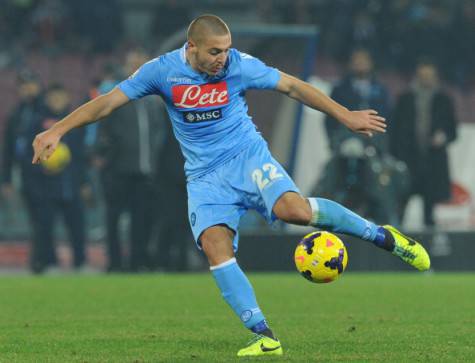 NAPLES, ITALY - JANUARY 15:  Josip Radosevic of Napoli in action during the Tim cup match between SSC Napoli and Atalanta BC at Stadio San Paolo on January 15, 2014 in Naples, Italy.  (Photo by Giuseppe Bellini/Getty Images)