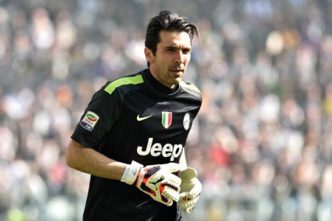 TURIN, ITALY - MARCH 09: Gianluigi Buffon of Juventus looks on during the Serie A match between Juventus and ACF Fiorentina at Juventus Arena on March 9, 2014 in Turin, Italy. (Photo by Valerio Pennicino/Getty Images)