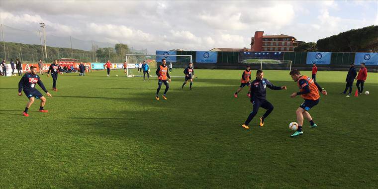 Allenamento Castel Volturno