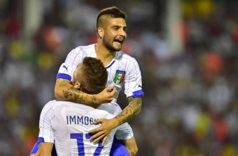 Insigne e Immobile in Nazionale