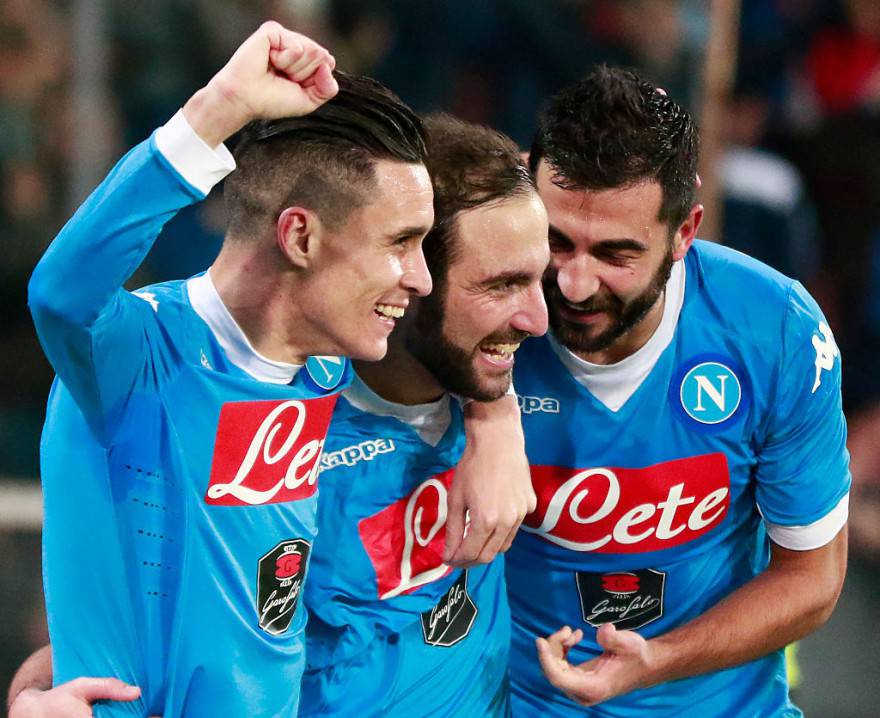 Callejon, Higuain, Albiol