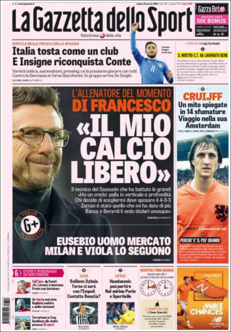 gazzetta dello sport 26 marzo