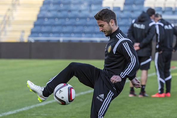 Mertens allenamento col Belgio