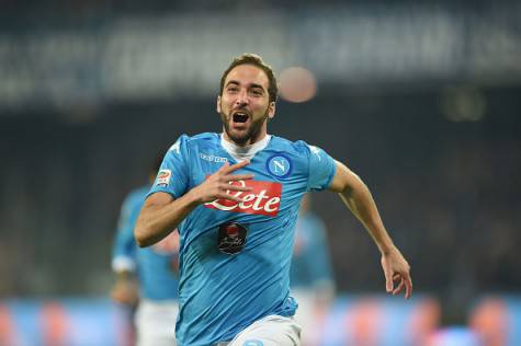 Higuain, gol col Napoli