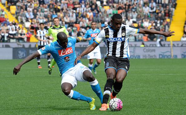 Zapata e Koulibaly in Udinese-Napoli
