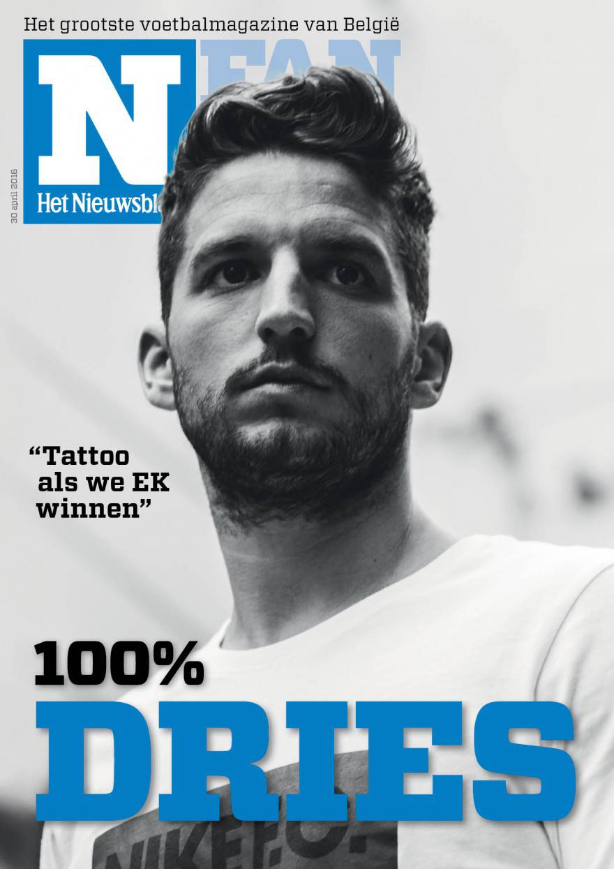 Mertens - Copertina Nieuwsblad