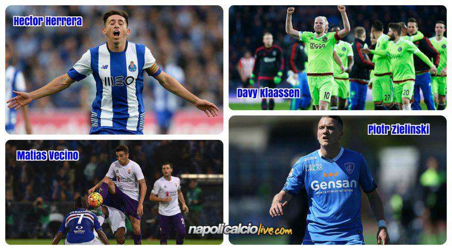 Herrera, Klaassen, Vecino e Zielinski (©Getty Images)