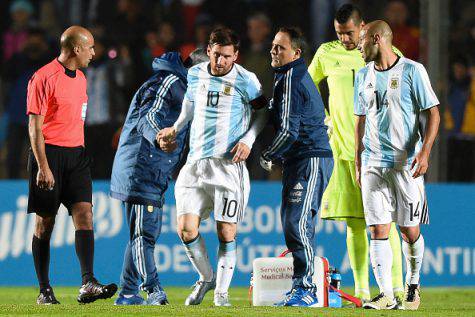 Infortunio Messi, Argentina