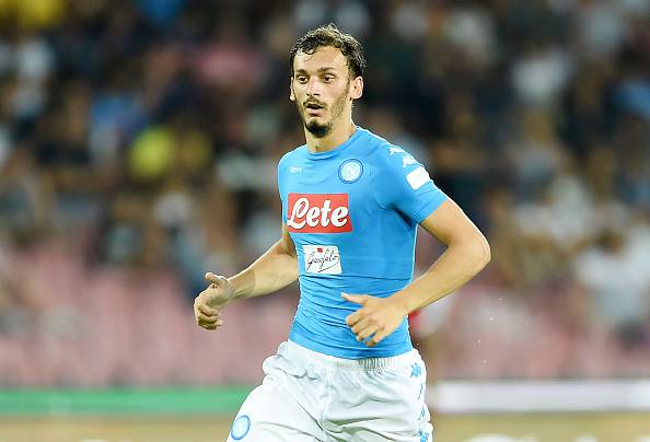 Manolo Gabbiadini in azione col Napoli ©Getty Images