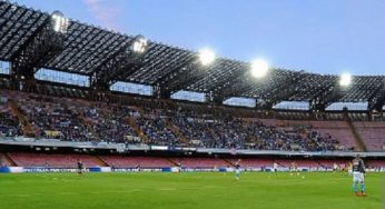Napoli, niente festa scudetto al ‘San Paolo’ il prossimo 4 luglio